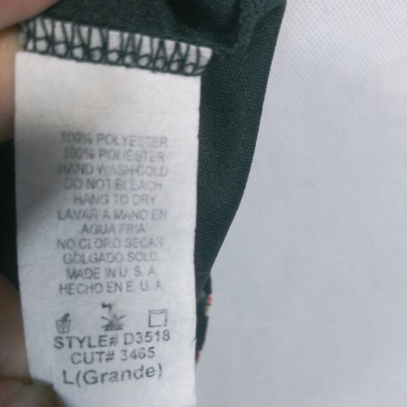 Ventti Black Sleeveless Dress Floral Print With Pockets Size L - Picture 6 of 8